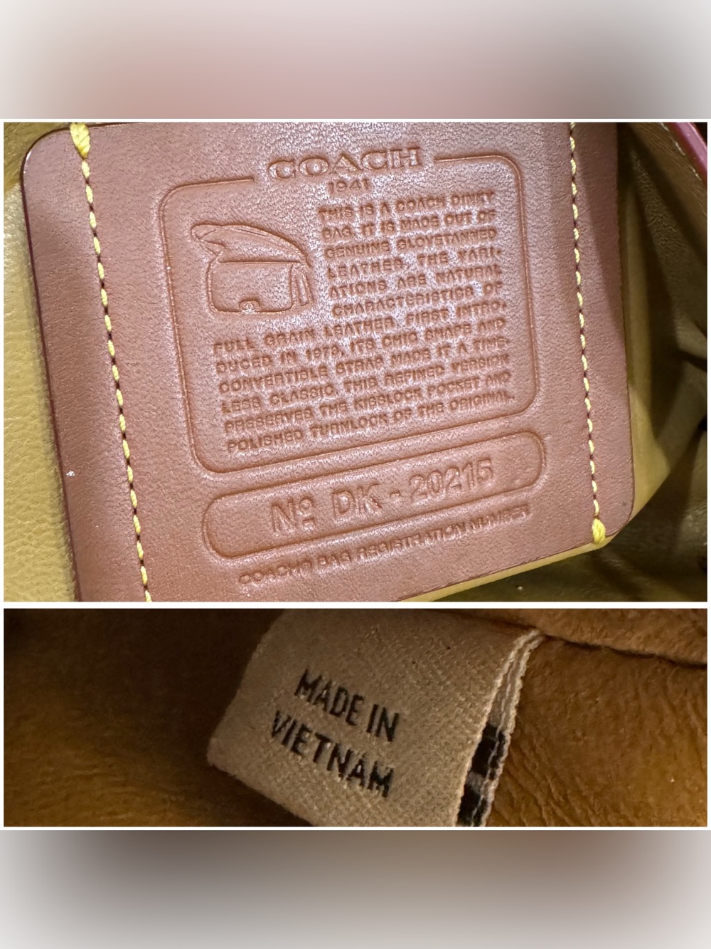 Coach Tea Rose Cream Floral Appliqué Crossbody with Gold Chain - Picture 5 of 17